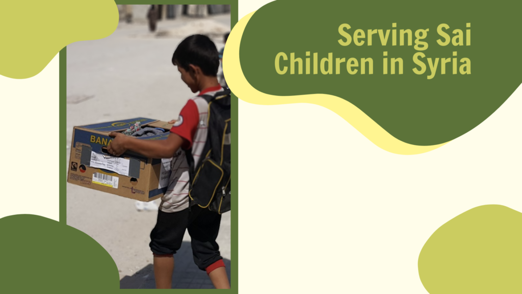 National Service Project - Serving Sai Children in Syria
